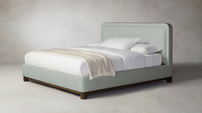 The Kent  - Performance Melange Weave Seaglass Bed - 53" Headboard