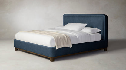 The Kent  - Performance Tweed Denim Bed - 47" Headboard