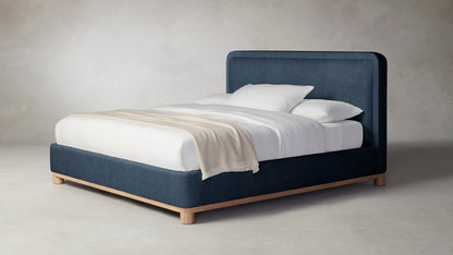 The Kent  - Performance Tweed Denim Bed - 41" Headboard