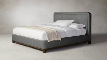 The Kent  - Performance Tweed Smoke Bed - 47" Headboard