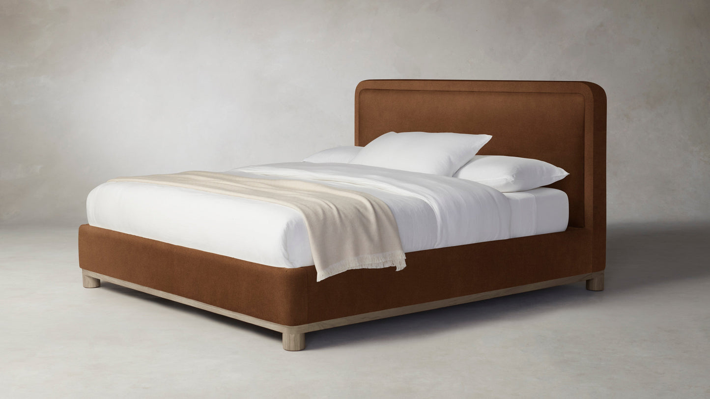 The Kent  - Performance Velvet Cider Bed - 47" Headboard