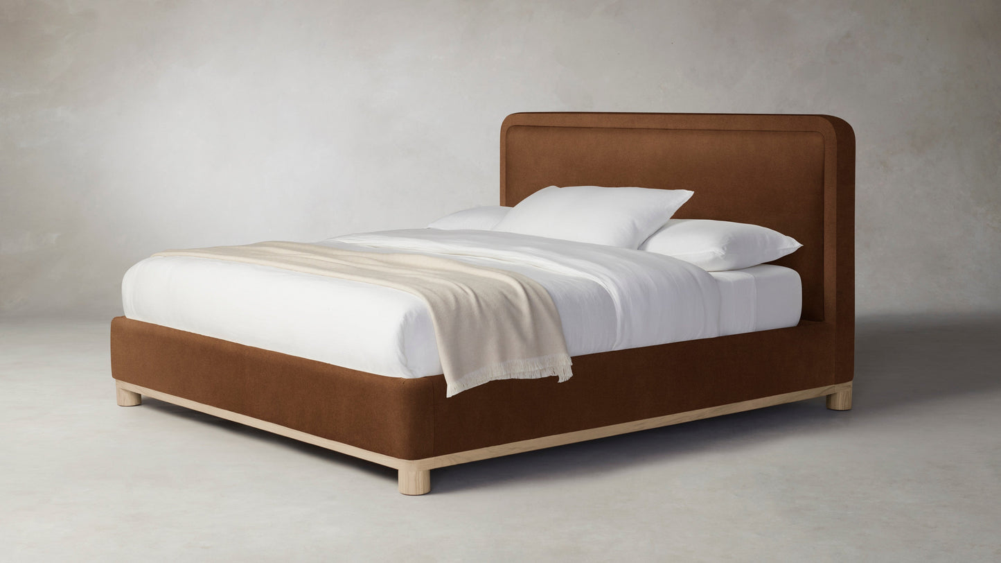 The Kent  - Performance Velvet Cider Bed - 53" Headboard