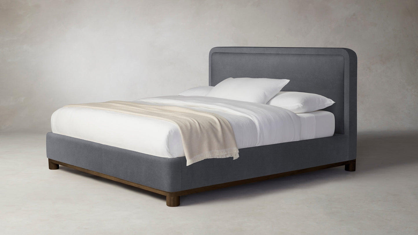 The Kent  - Performance Velvet Lunar Bed - 53" Headboard