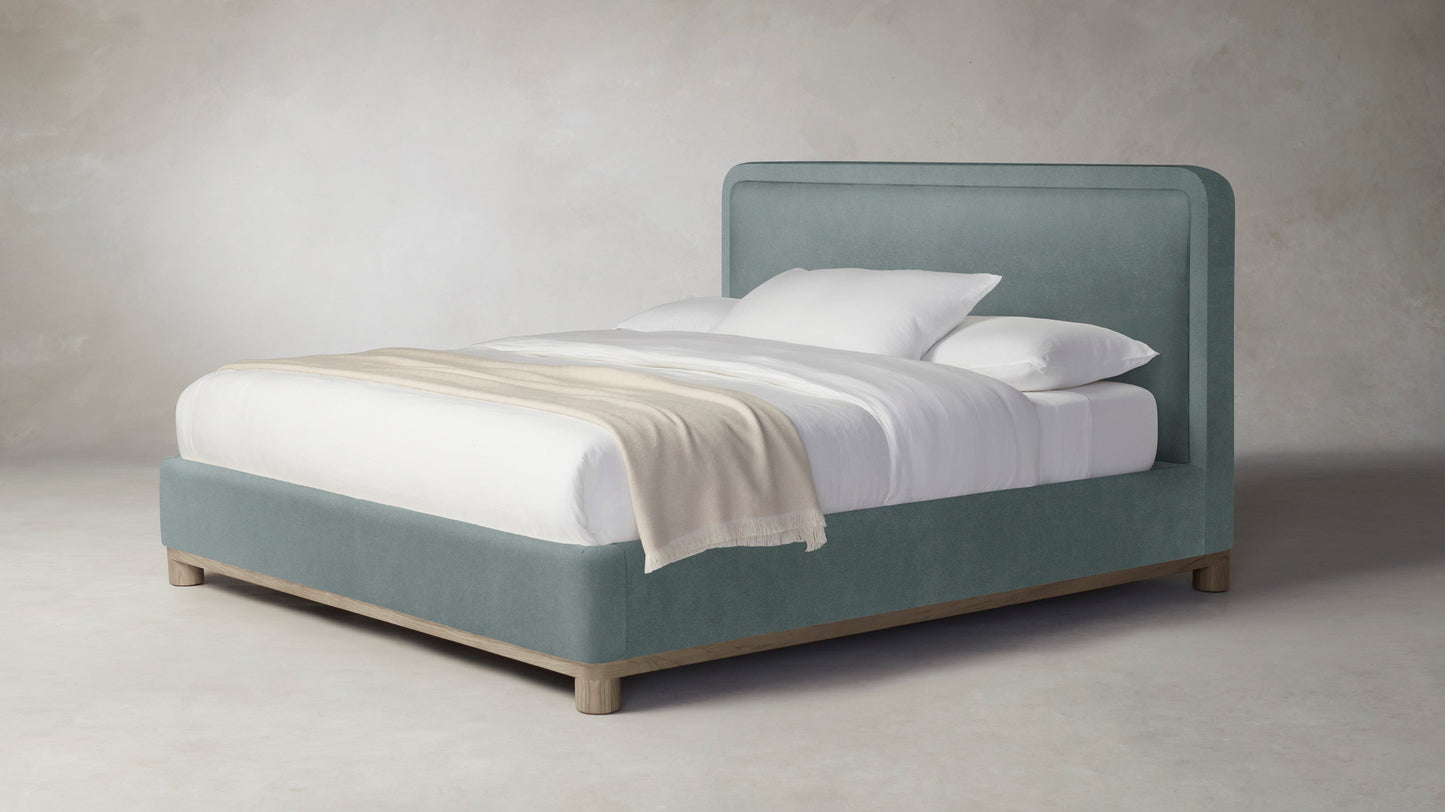 The Kent  - Performance Velvet Seafoam Bed - 41" Headboard