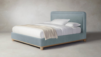 The Kent  - Performance Velvet Sky Bed - 47" Headboard