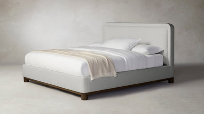 The Kent  - Performance Woven Chenille Steel Bed - 41" Headboard