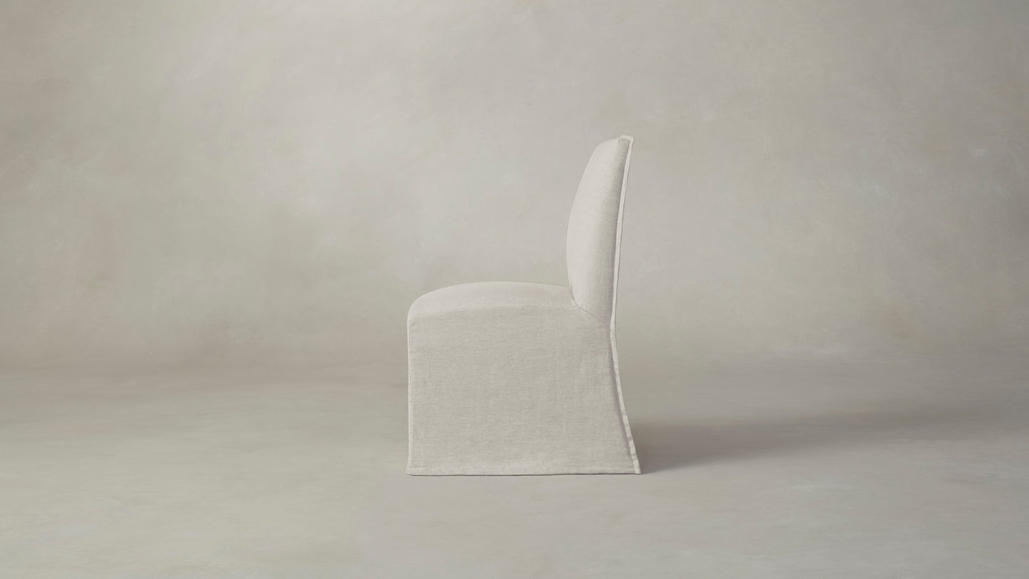 The Beacon  - Performance Stonewashed Linen Dew Dining Chair