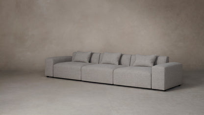 The Breuer Modular  - Belgian Linen Agate Sofa