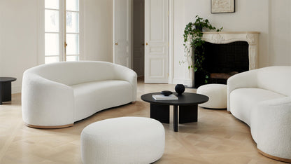 The Chelsea  - Italian Bouclé White Sofa