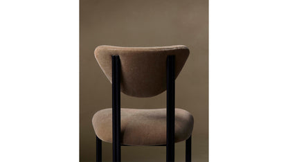 The Cooper  - Mohair Almond Dining Chair