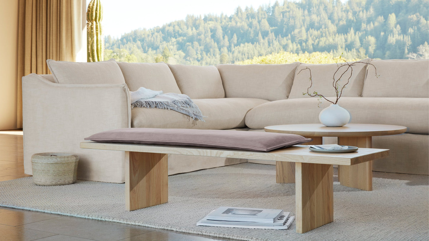 The Reyes  - Nubuck Leather Sail Bench