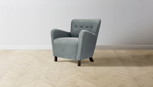 The Perry  - Nubuck Leather Tide Chair