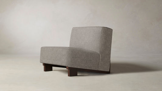 The Remsen  - Belgian Linen Agate Chair