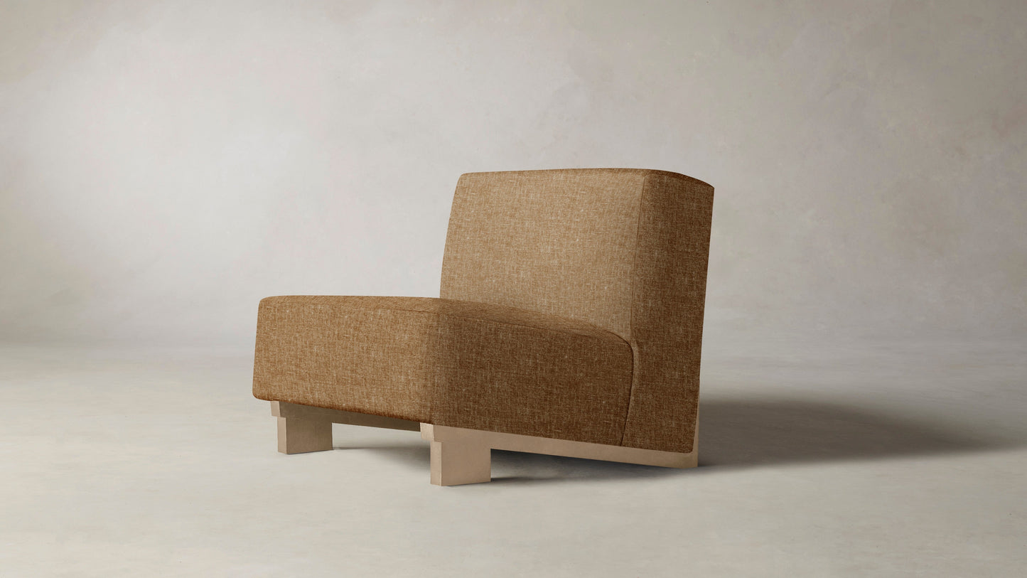 The Remsen  - Belgian Linen Chai Chair