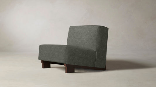 The Remsen  - Belgian Linen Thyme Chair