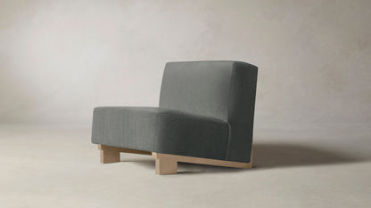 The Remsen  - Mohair Fog Chair