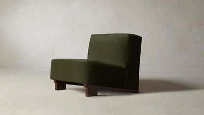 The Remsen  - Mohair Moss Chair