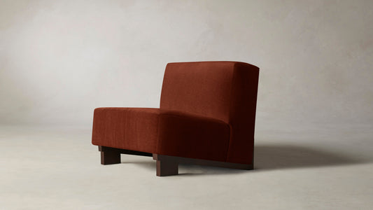 The Remsen  - Mohair Spice Chair