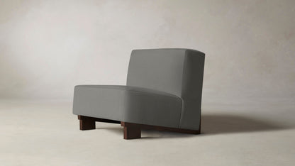 The Remsen  - Pebbled Leather Ash Chair