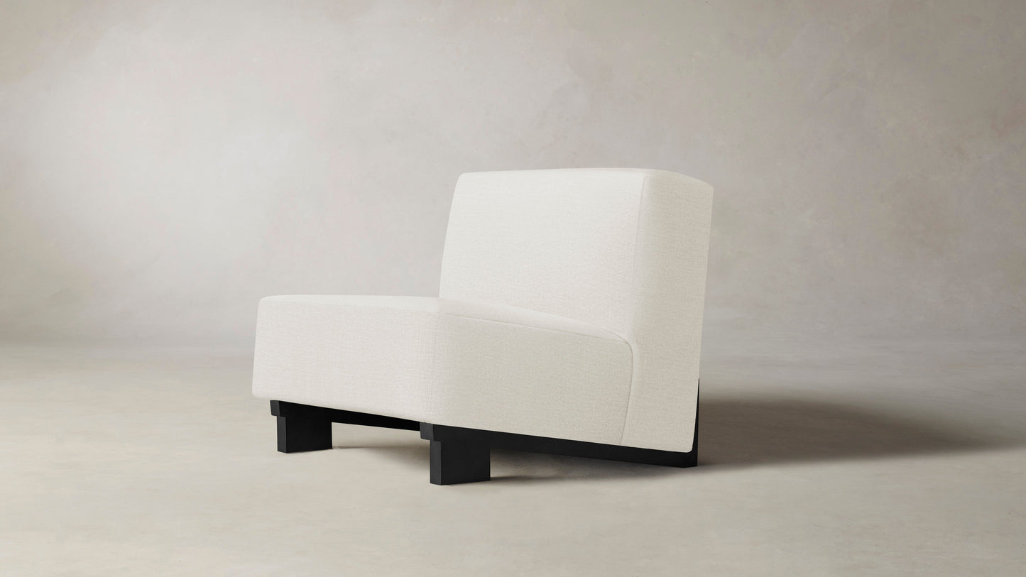 The Remsen  - Performance Linen Oyster Chair