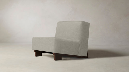 The Remsen  - Performance Melange Weave Flint Chair