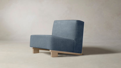 The Remsen  - Performance Stonewashed Linen Chambray Chair