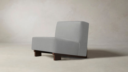 The Remsen  - Performance Textured Linen Mineral Chair