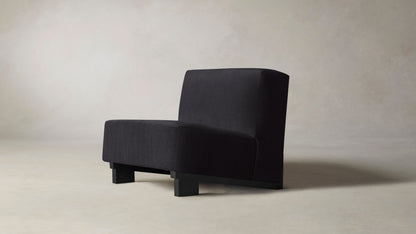 The Remsen  - Performance Velvet Flannel Chair