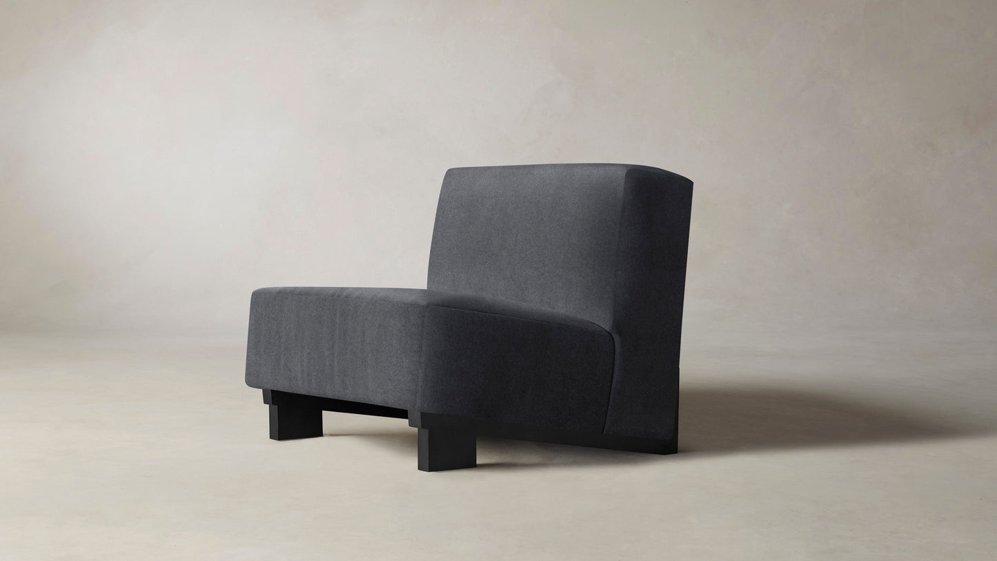 The Remsen  - Performance Velvet Lunar Chair