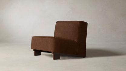 The Remsen  - Tuscan Leather Bourbon Chair