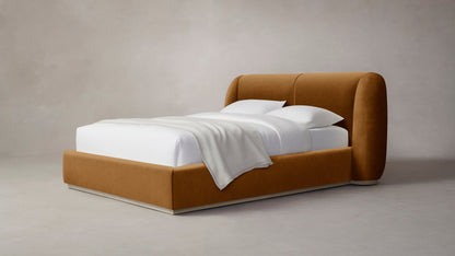 The Smith  - Mohair Brown Sugar Bed - 42" Headboard