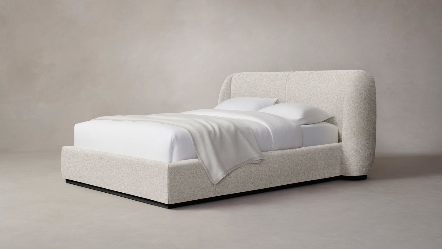 The Smith  - Performance Bouclé Polar Bed - 42" Headboard