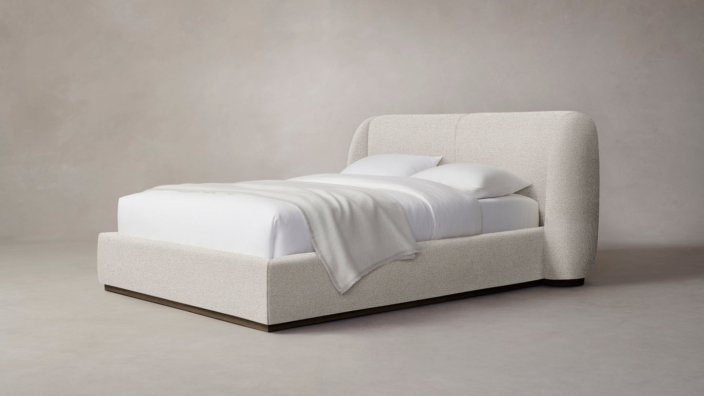 The Smith  - Performance Bouclé Polar Bed - 42" Headboard