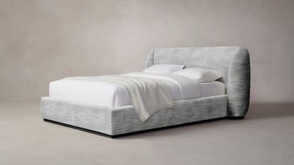 The Smith  - Performance Textured Tweed Alpine Bed - 42" Headboard