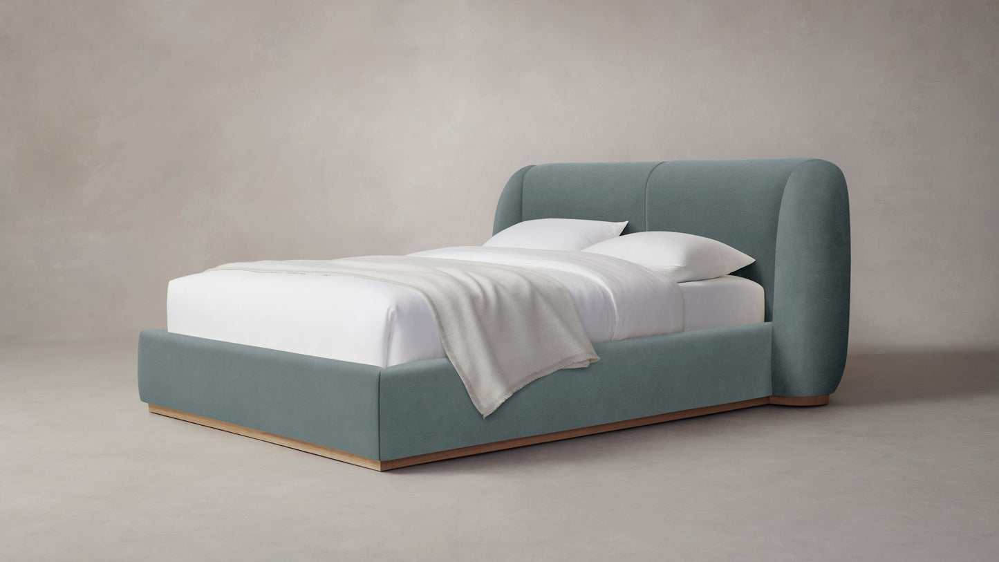 The Smith  - Performance Velvet Seafoam Bed - 42" Headboard