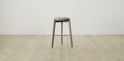 The Stanton with Onyx - Performance Textured Tweed Alpine Bar and Counter Stool