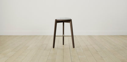 The Stanton with Brushed Nickel - Performance Textured Tweed Dove Bar and Counter Stool