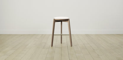 The Stanton with Onyx - Performance Textured Tweed Snow Bar and Counter Stool