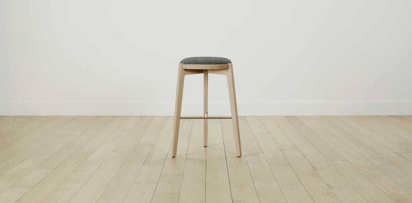 The Stanton with Onyx - Performance Tweed Smoke Bar and Counter Stool