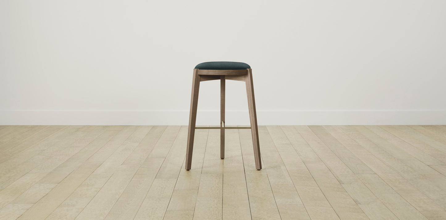 The Stanton with Onyx - Performance Velvet Emerald Bar and Counter Stool