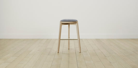 The Stanton with Onyx - Performance Velvet Lunar Bar and Counter Stool