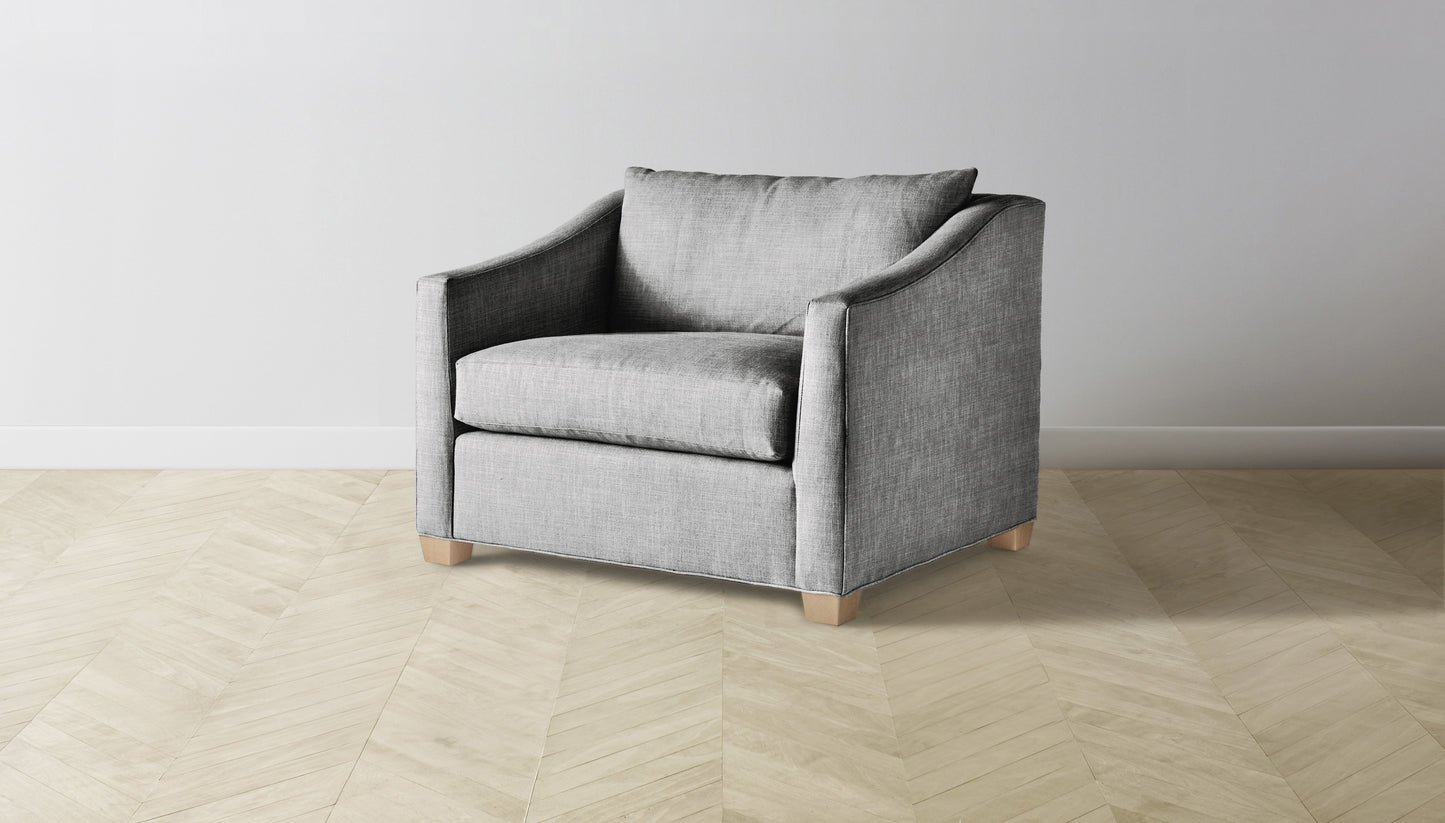 The Sullivan  - Performance Textured Tweed Alpine Chair and a Half