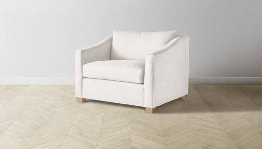 The Sullivan  - Performance Textured Tweed Snow Chair and a Half