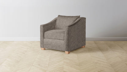 The Sullivan  - Belgian Linen Carob Chair