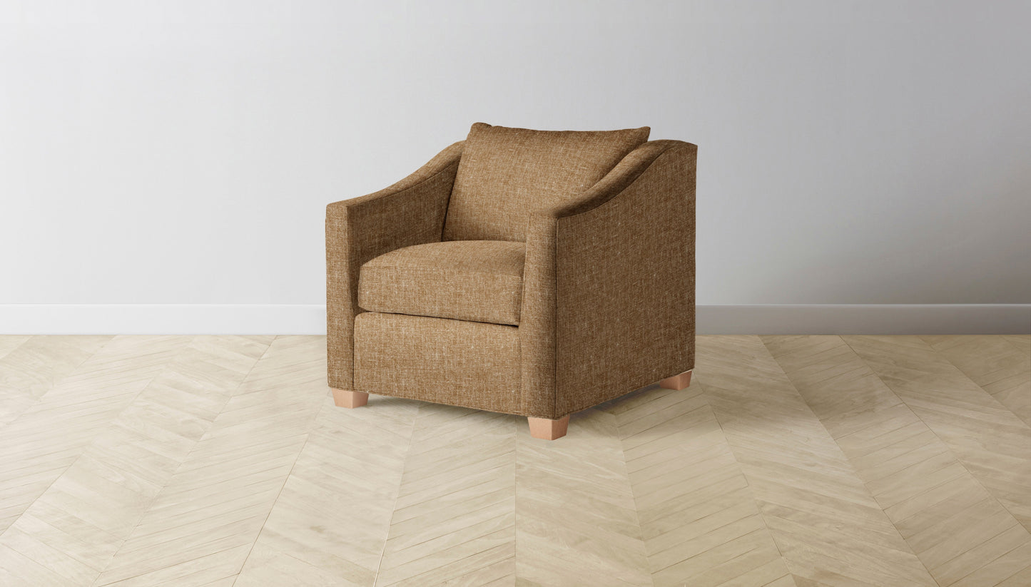 The Sullivan  - Belgian Linen Chai Chair