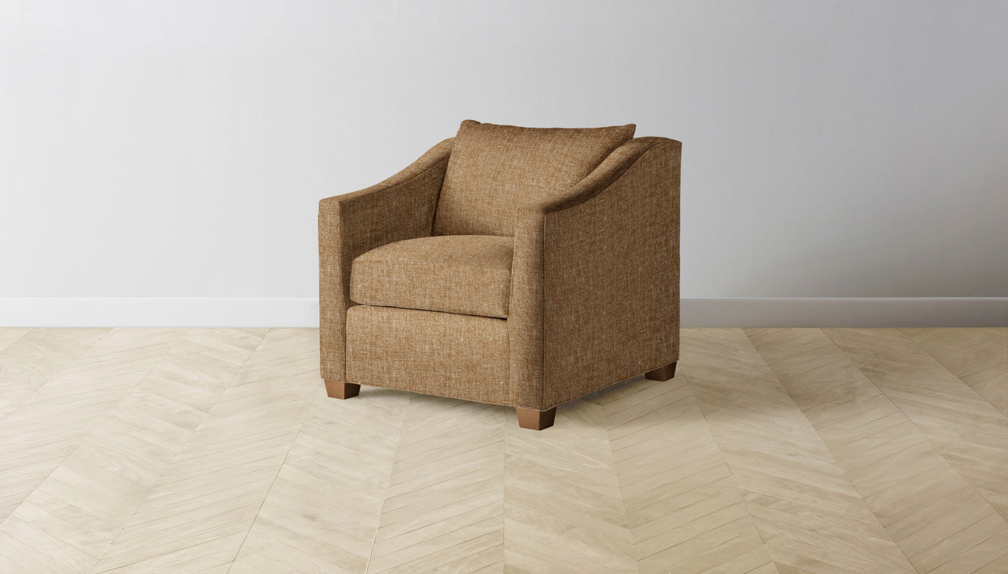 The Sullivan  - Belgian Linen Chai Chair