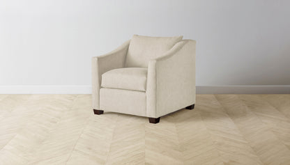 The Sullivan  - Performance Stonewashed Linen Clamshell Chair