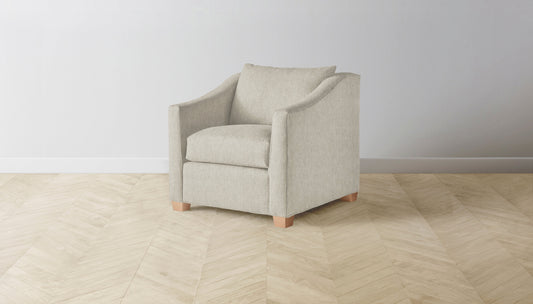 The Sullivan  - Performance Stonewashed Linen Dew Chair