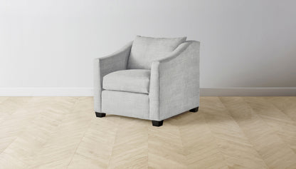 The Sullivan  - Performance Textured Tweed Dove Chair