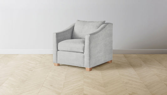 The Sullivan  - Performance Textured Tweed Dove Chair